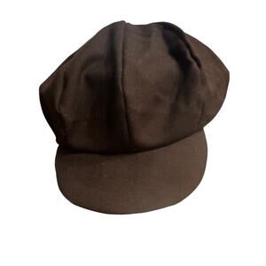 Brown Newsboy Cap Baker Boy Hat Classic Flat Cap Casual Unisex